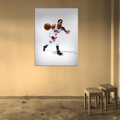 Derrick Rose Basketball Sport Wall Art Print Poster