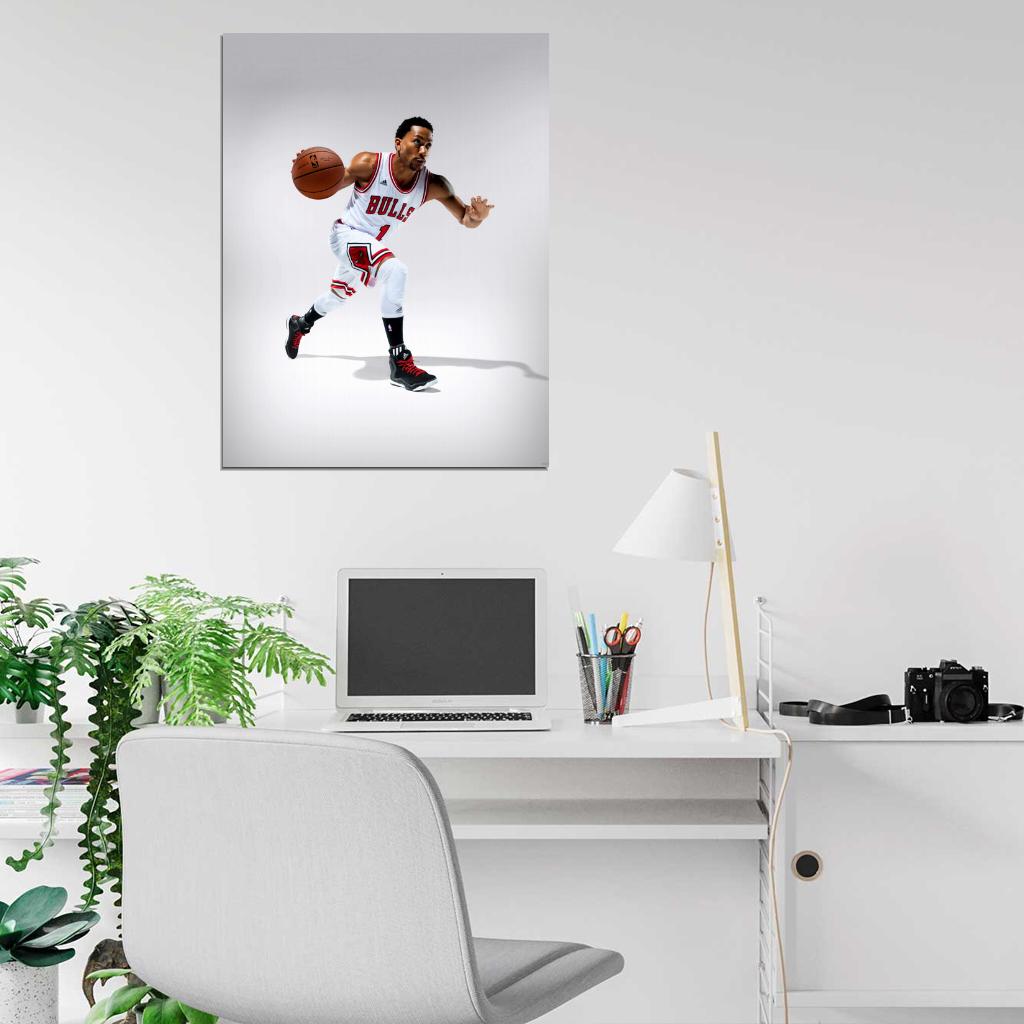 Derrick Rose Basketball Sport Wall Art Print Poster