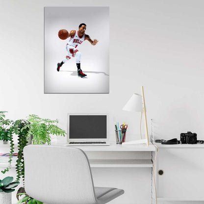 Derrick Rose Basketball Sport Wall Art Print Poster