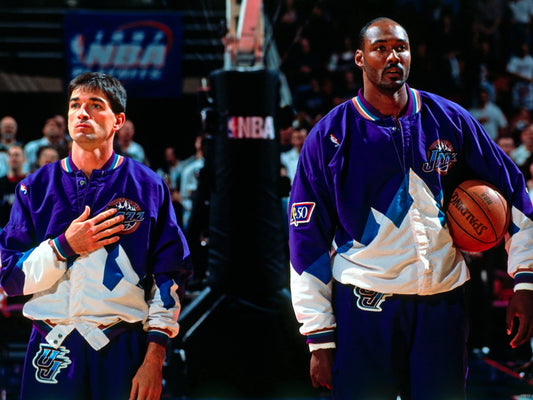 John Stockton Karl Malone Legends Wall Art Print Poster