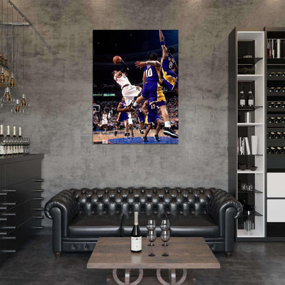 Allen Iverson Philadelphia Sixers Shot Wall Art Print Poster