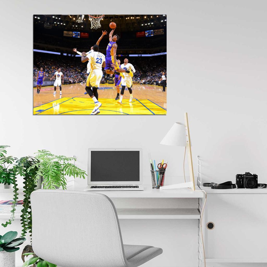 Nick Young Dunk Swaggy P Los Angeles Wall Art Print Poster