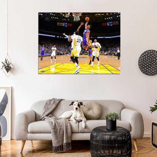 Nick Young Dunk Swaggy P Los Angeles Wall Art Print Poster