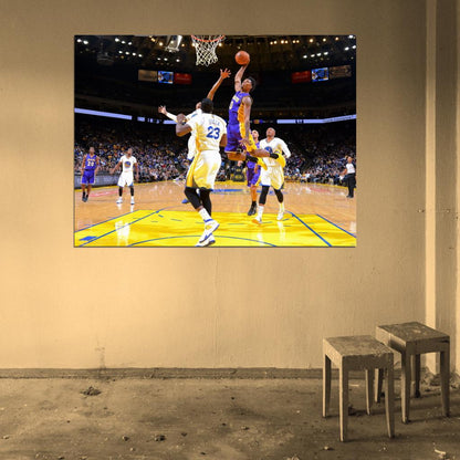 Nick Young Dunk Swaggy P Los Angeles Wall Art Print Poster