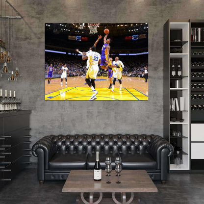 Nick Young Dunk Swaggy P Los Angeles Wall Art Print Poster