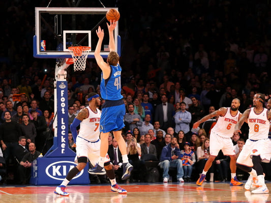 Dirk Nowitzki Dallas Jump Shot Sport Wall Art Print Poster
