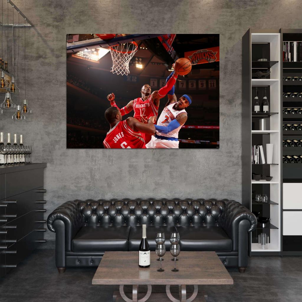 Dwight Howard Block Basketball Wall Art Print Poster