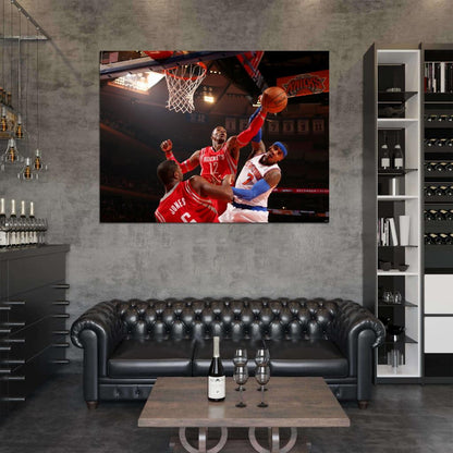Dwight Howard Block Basketball Wall Art Print Poster