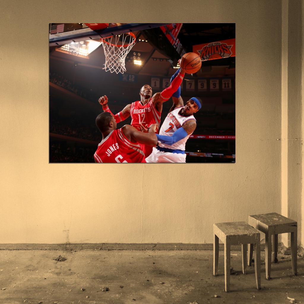 Dwight Howard Block Basketball Wall Art Print Poster