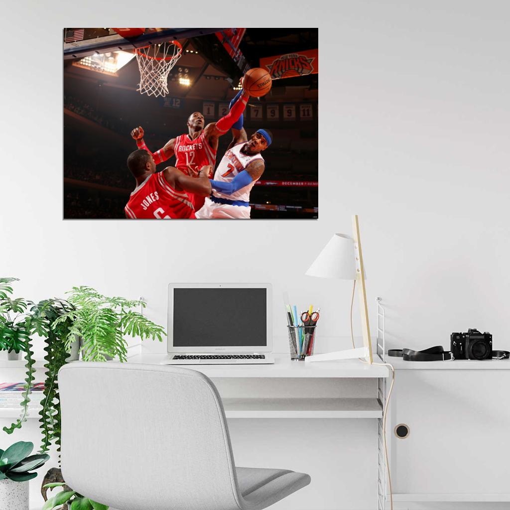 Dwight Howard Block Basketball Wall Art Print Poster