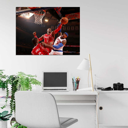 Dwight Howard Block Basketball Wall Art Print Poster