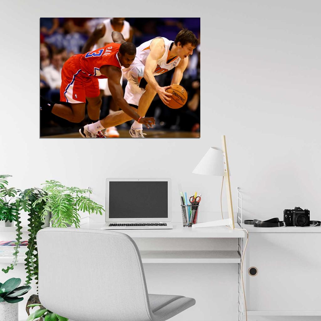Goran Dragic Chris Paul Basketball Sport Wall Art Print Poster