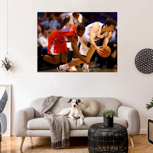 Goran Dragic Chris Paul Basketball Sport Wall Art Print Poster