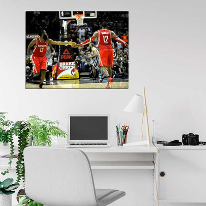 James Harden Dwight Howard Houston Basketball Wall Art Print Poster