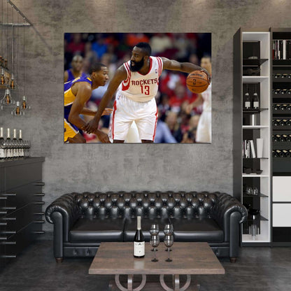 James Harden Basketball Sport Wall Art Print Poster