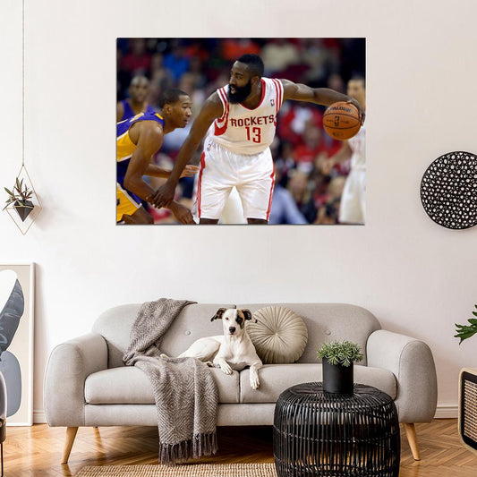 James Harden Basketball Sport Wall Art Print Poster