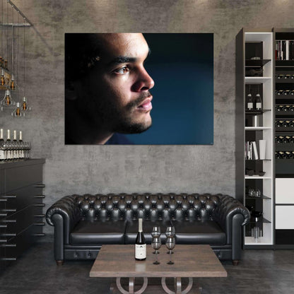 Joakim Noah Portrait Basketball Wall Art Print Poster