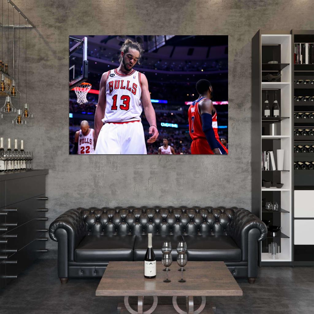Joakim Noah Basketball Sport Wall Art Print Poster