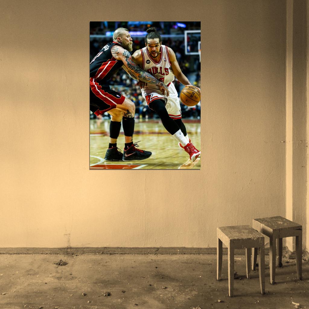 Joakim Noah Chris Andersen Basketball Sport Wall Art Print Poster