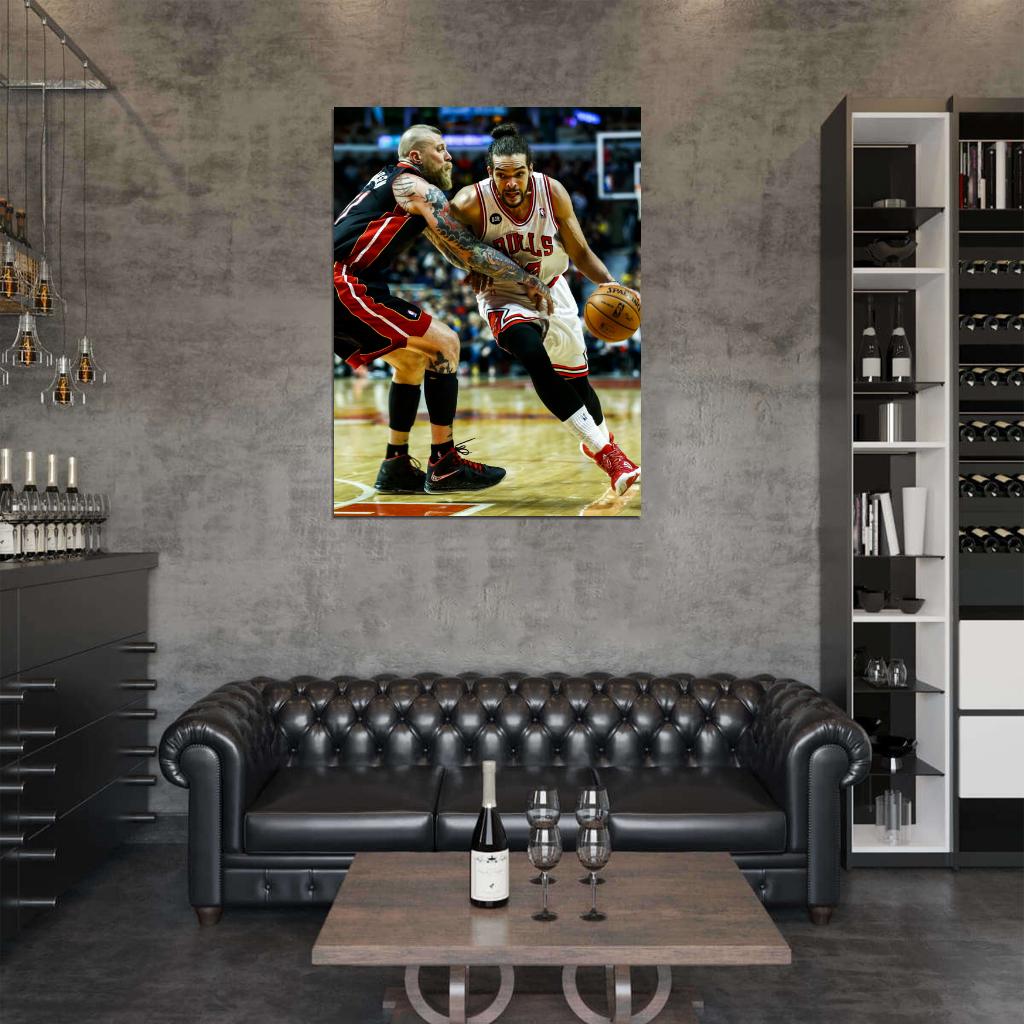 Joakim Noah Chris Andersen Basketball Sport Wall Art Print Poster