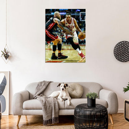 Joakim Noah Chris Andersen Basketball Sport Wall Art Print Poster