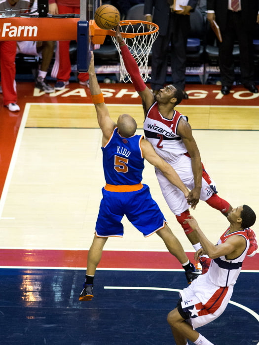John Wall Washington Wizards Block Basketball Wall Art Print Poster
