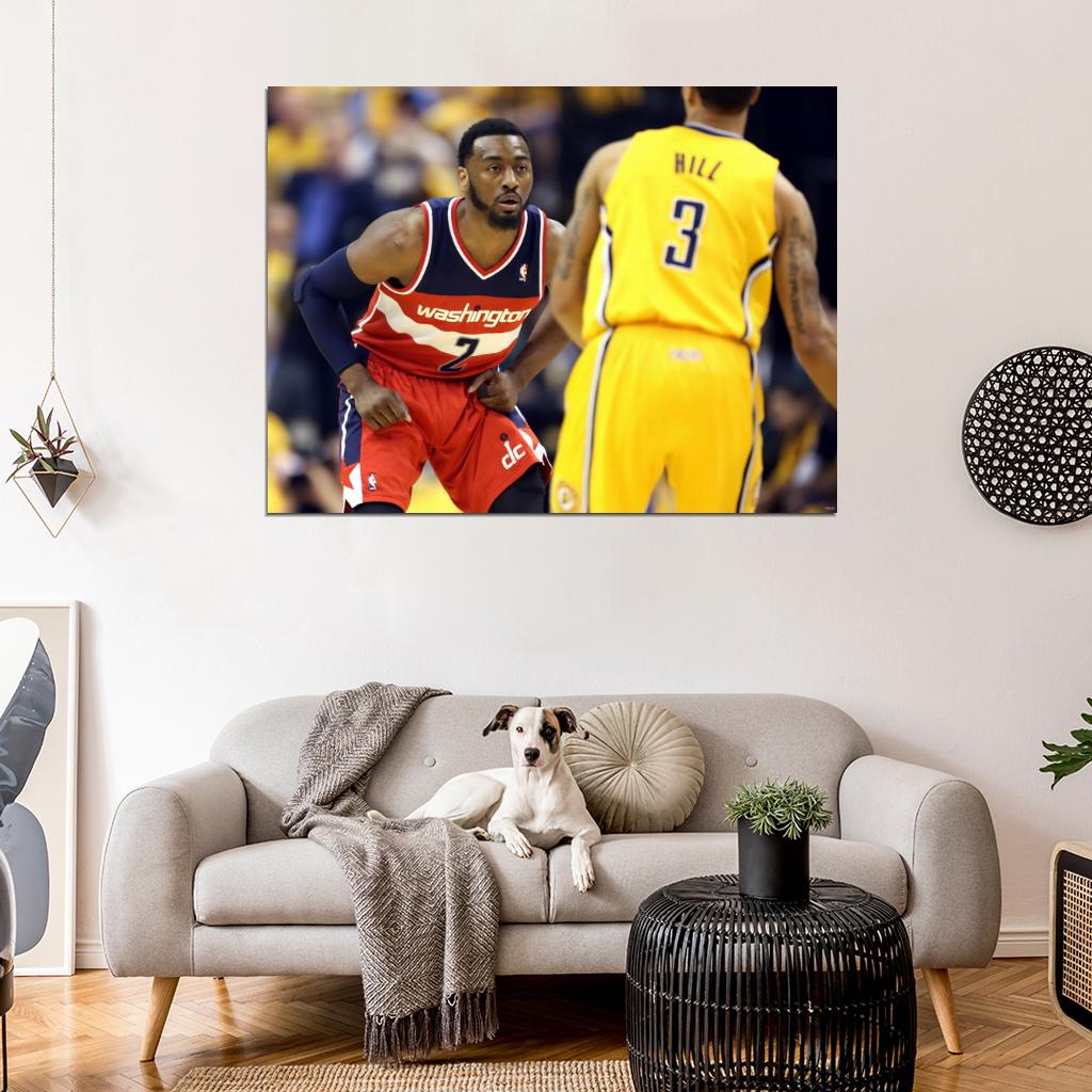 John Wall Washington Wizards Basketball Sport Wall Art Print Poster