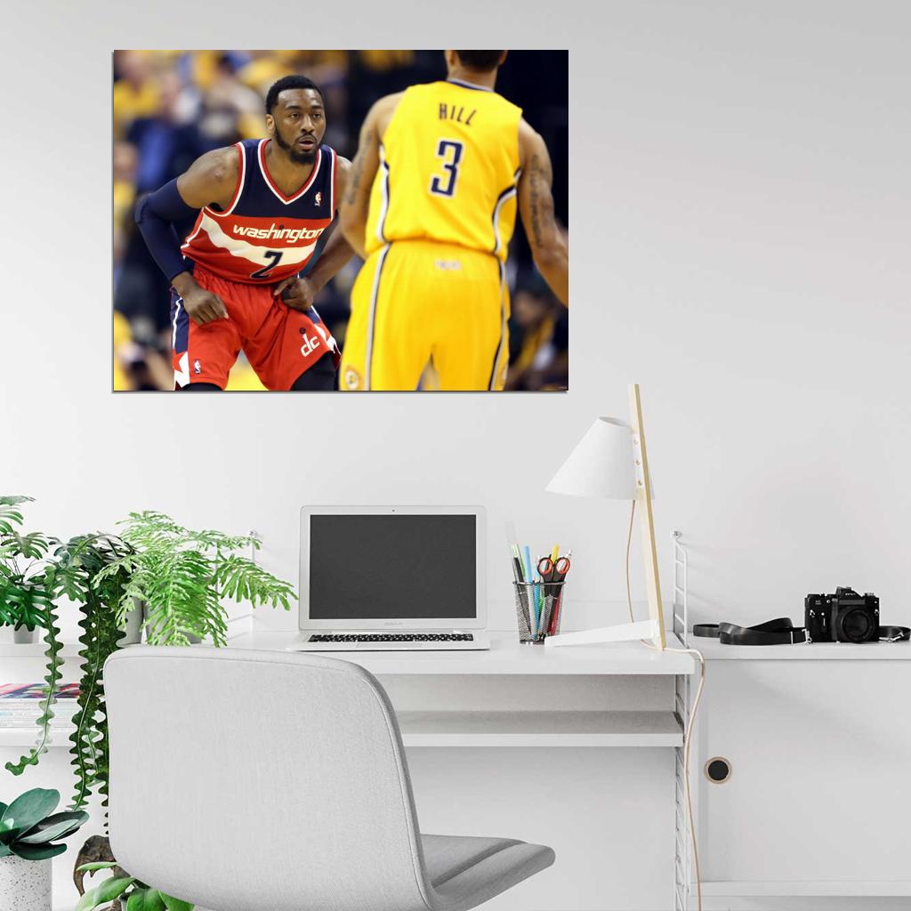John Wall Washington Wizards Basketball Sport Wall Art Print Poster