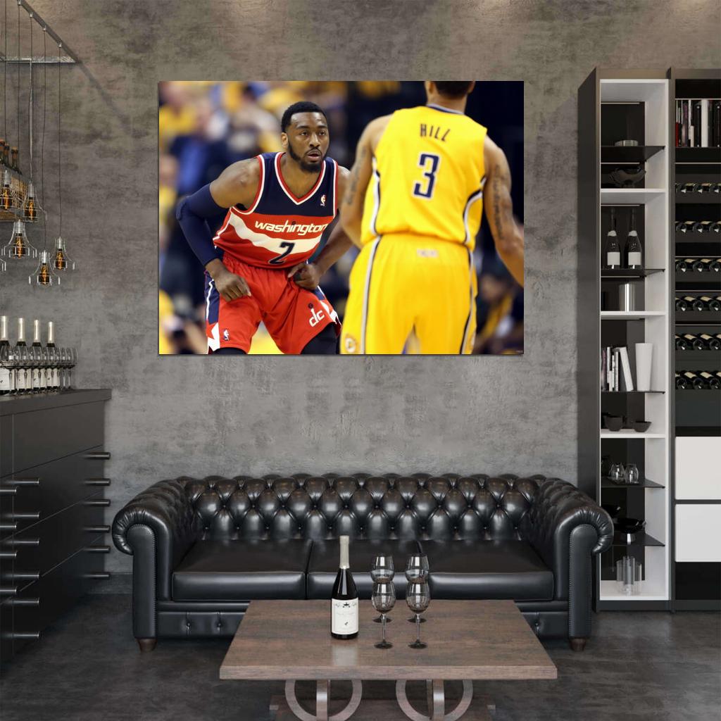 John Wall Washington Wizards Basketball Sport Wall Art Print Poster