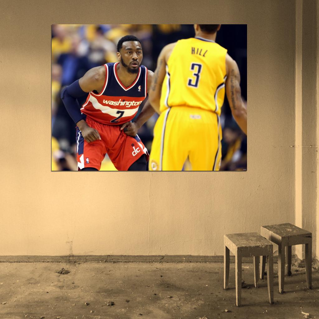 John Wall Washington Wizards Basketball Sport Wall Art Print Poster