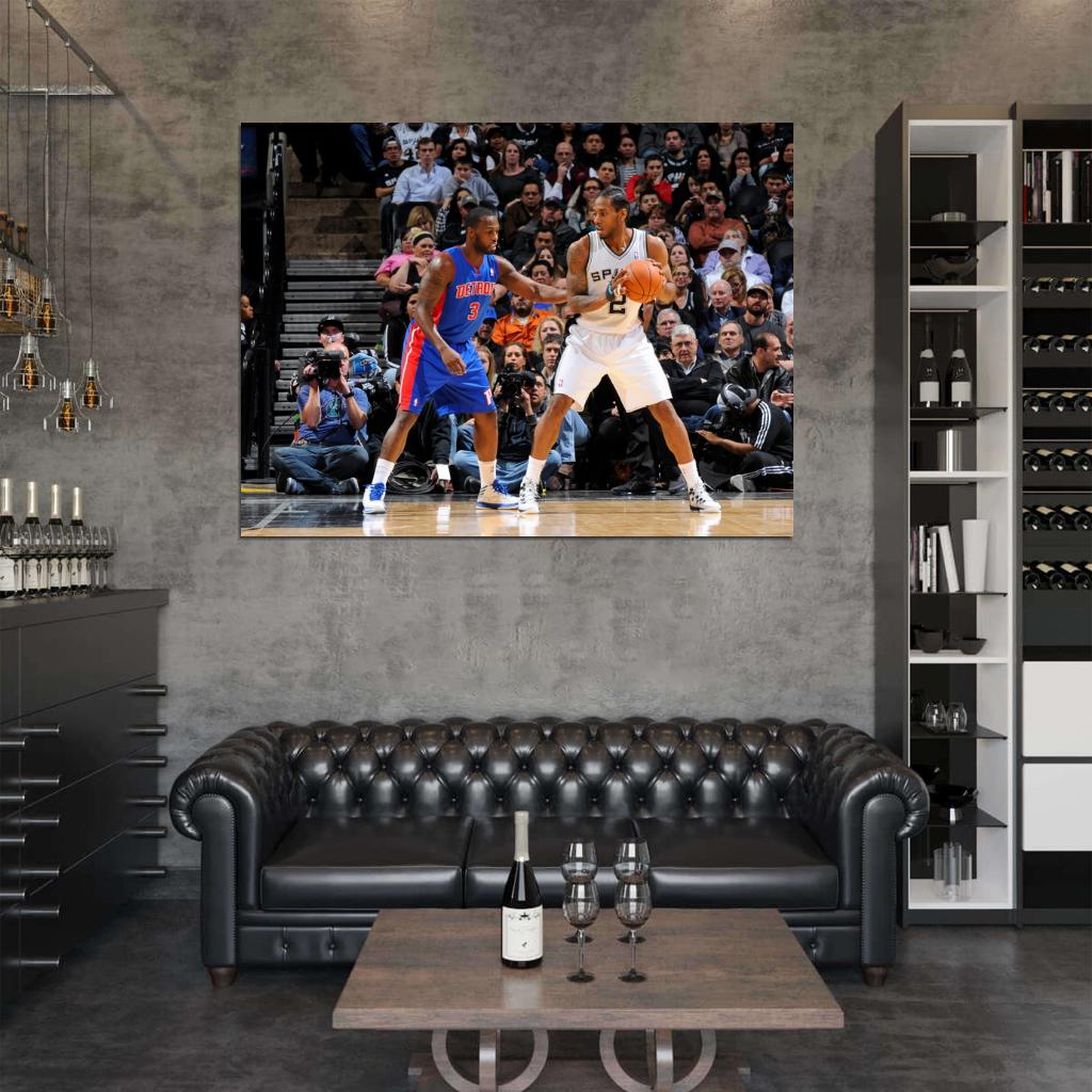 Kawhi Leonard Basketball Wall Art Print Poster