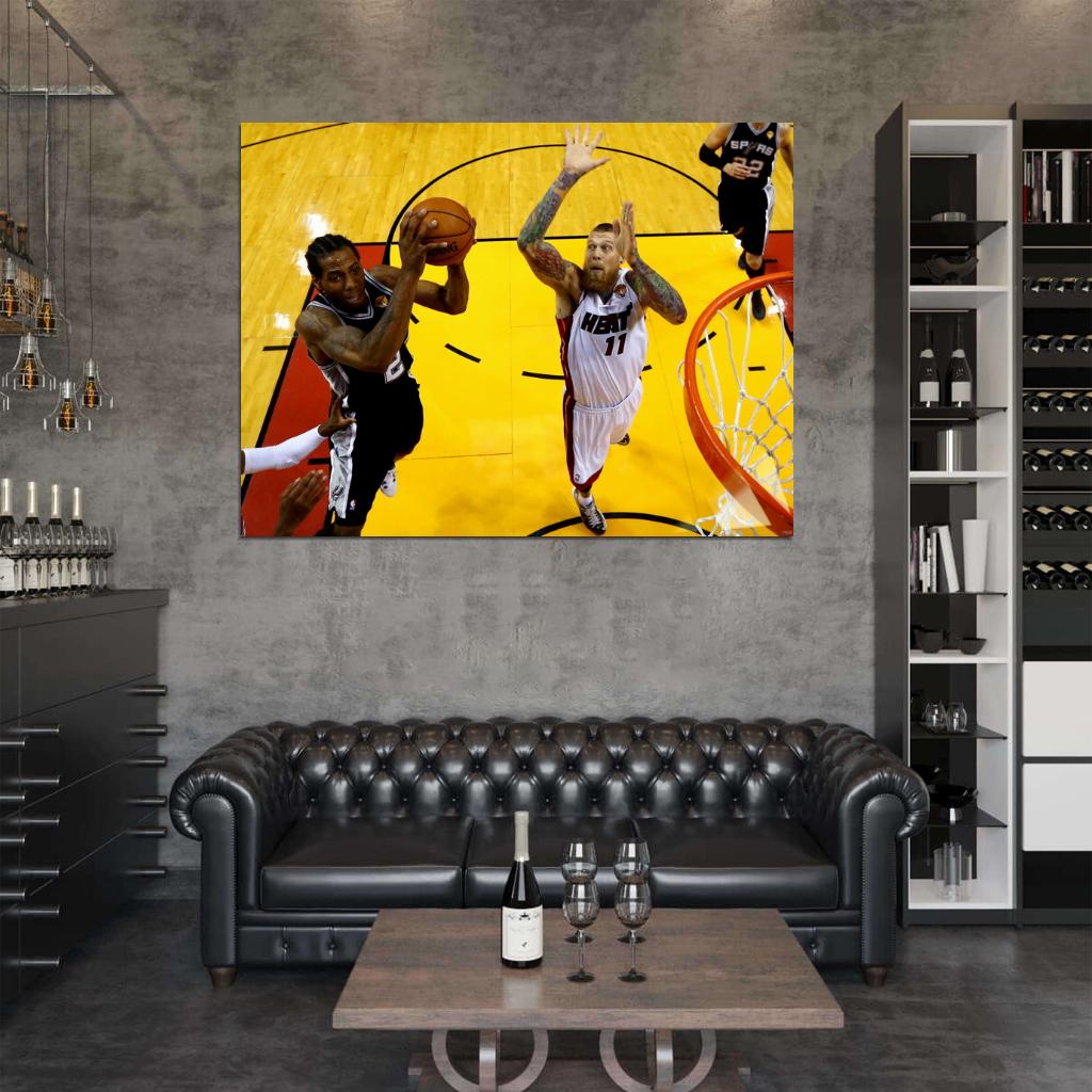 Kawhi Leonard Chris Andersen Basketball Sport Wall Art Print Poster