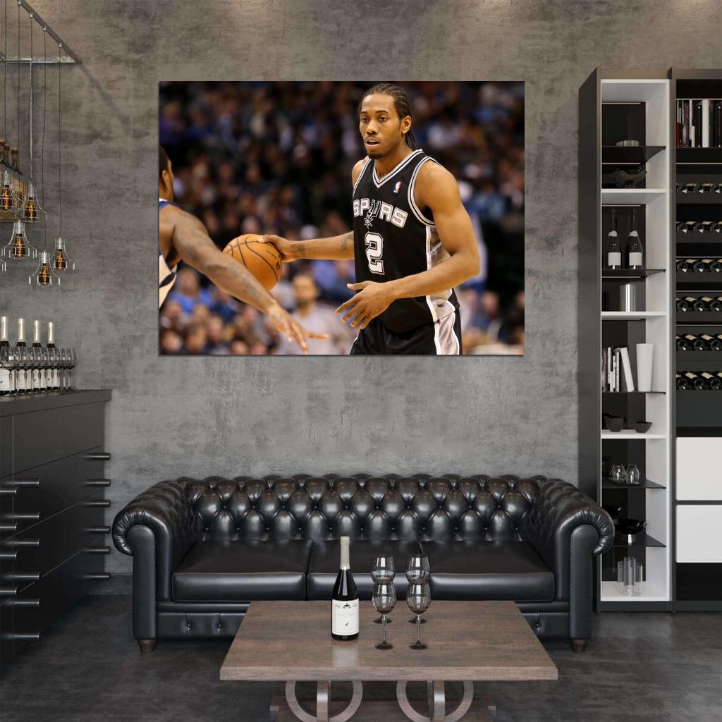 Kawhi Leonard Basketball Wall Art Print Poster