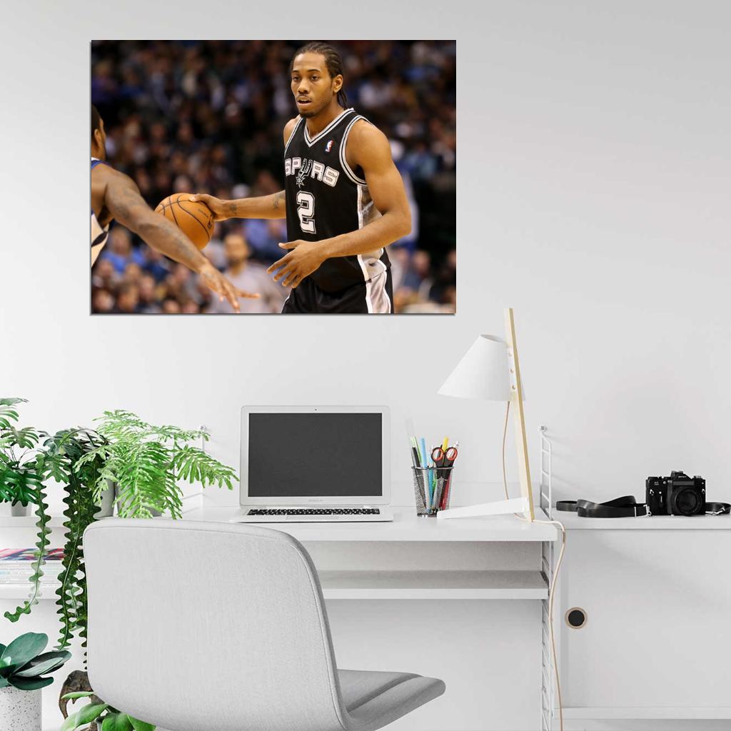 Kawhi Leonard Basketball Wall Art Print Poster