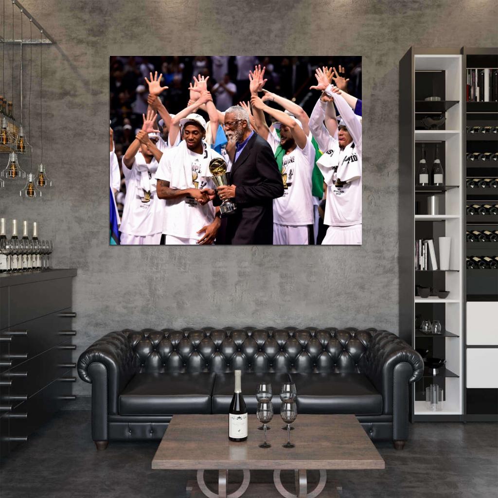 Kawhi Leonard MVP Finals Basketball Sport Wall Art Print Poster