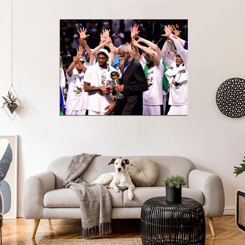 Kawhi Leonard MVP Finals Basketball Sport Wall Art Print Poster