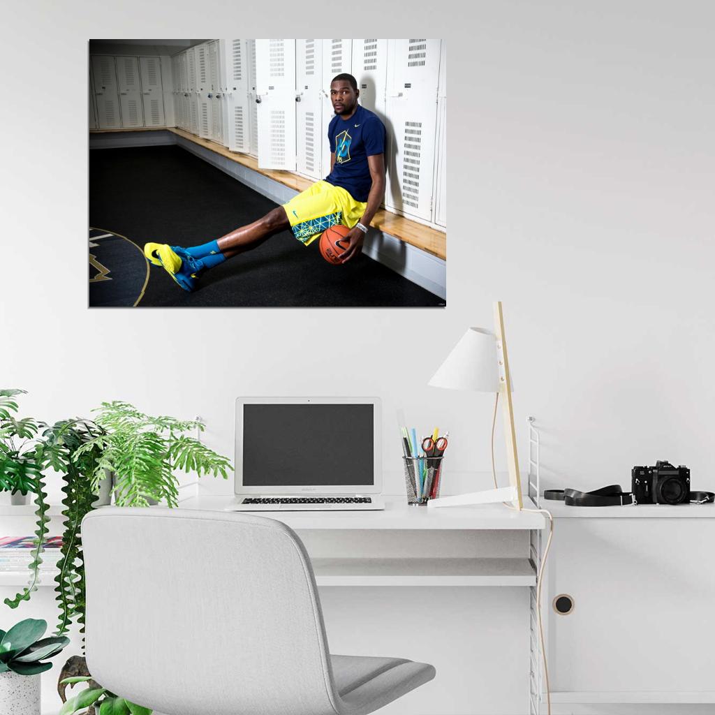 Kevin Durant Basketball Wall Art Print Poster