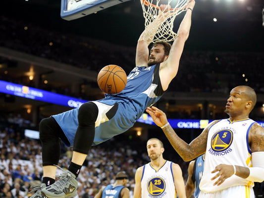 Kevin Love Minnesota Wolves Dunk Basketball Wall Art Print Poster