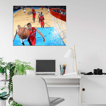 Kyle Lowry Layup Basketball Wall Art Print Poster