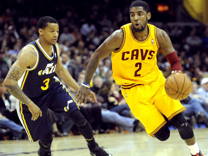 Kyrie Irving Dribbling Cavaliers Basketball Wall Art Print Poster