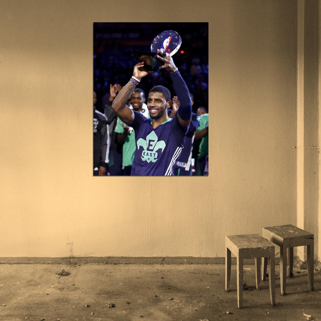 Kyrie Irving All Star MVP Basketball Sport Wall Art Print Poster