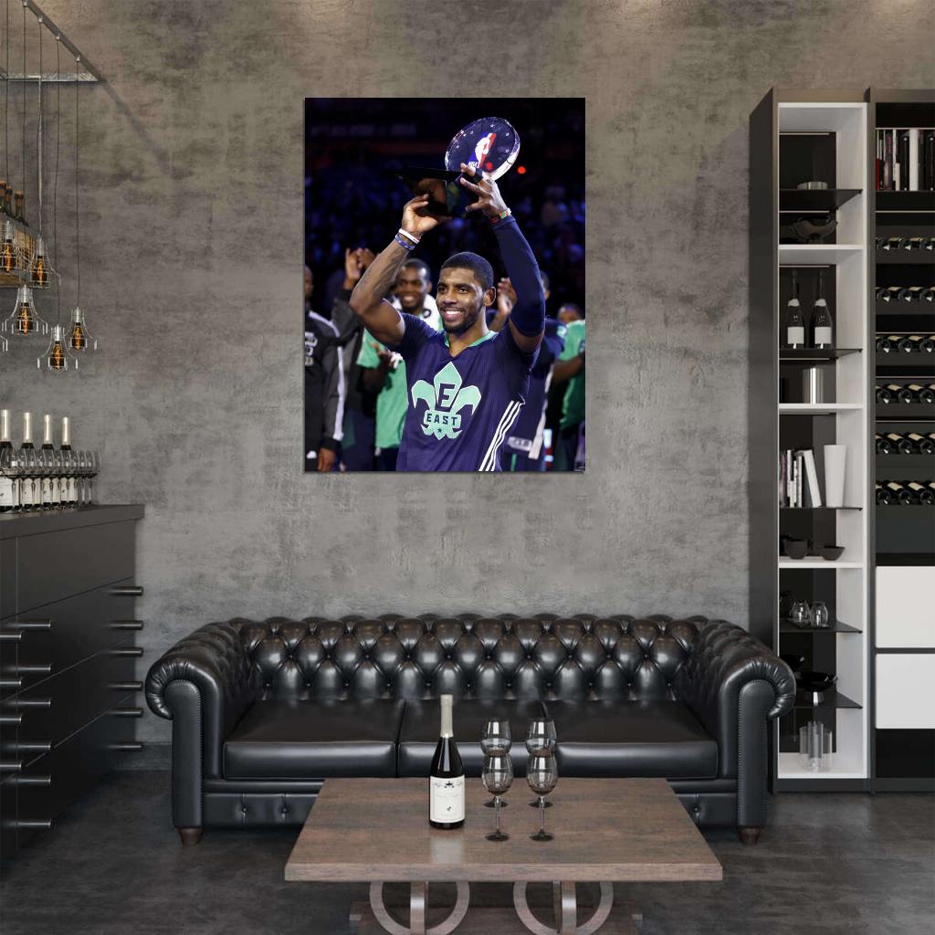 Kyrie Irving All Star MVP Basketball Sport Wall Art Print Poster
