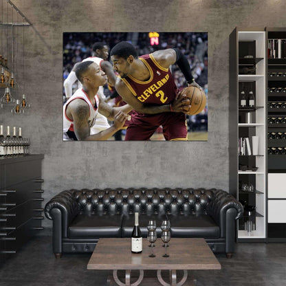 Kyrie Irving Basketball Wall Art Print Poster
