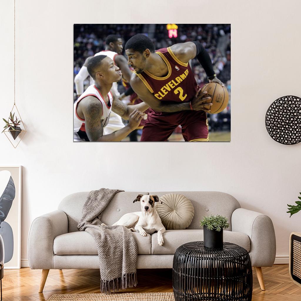 Kyrie Irving Basketball Wall Art Print Poster