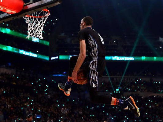 Zach LaVine Slam Dunk Contest 2015 Wolves Wall Art Print Poster