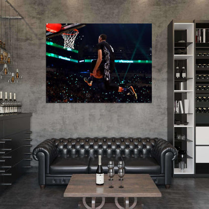 Zach LaVine Slam Dunk Contest 2015 Wolves Wall Art Print Poster