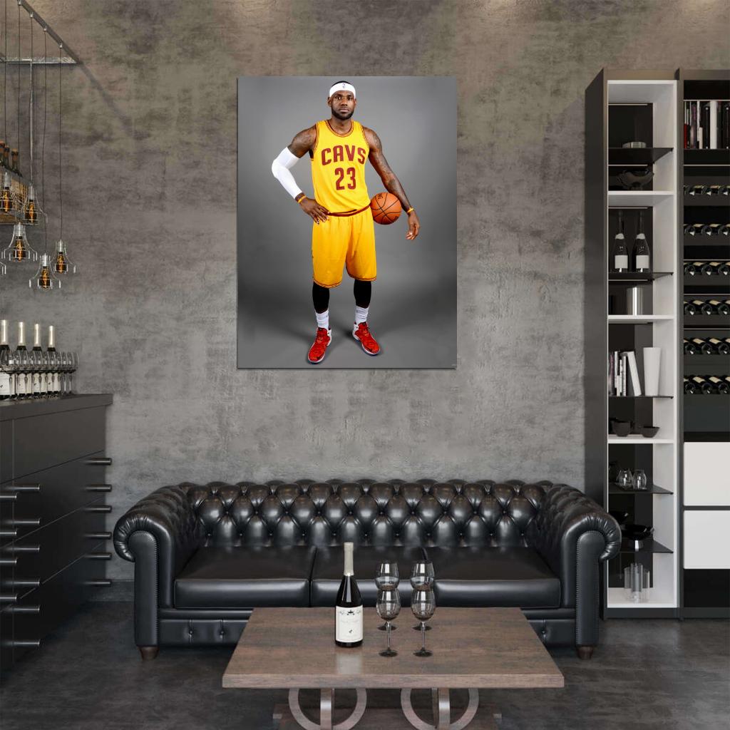 LeBron James 2015 Sport Wall Art Print Poster