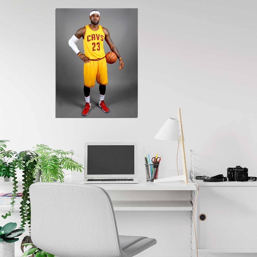 LeBron James 2015 Sport Wall Art Print Poster