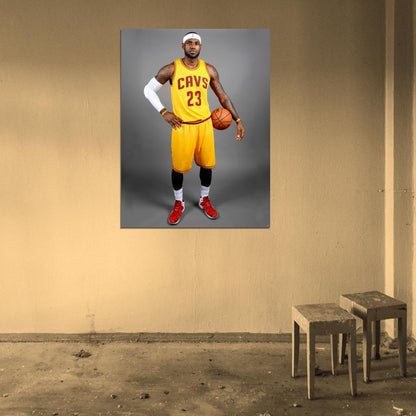 LeBron James 2015 Sport Wall Art Print Poster