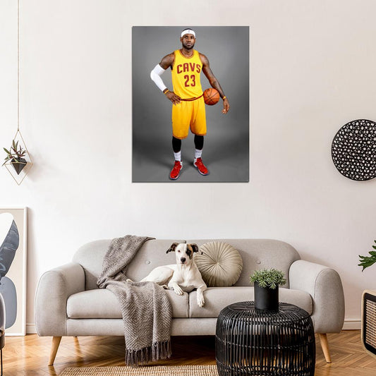 LeBron James 2015 Sport Wall Art Print Poster